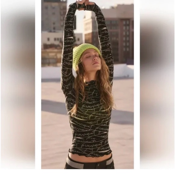 Free People Movement mesh signature top - Picture 3 of 6